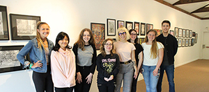 the RBR senor art majors whose works are featured at the Guild of Creative Art from May 1 to May 8
