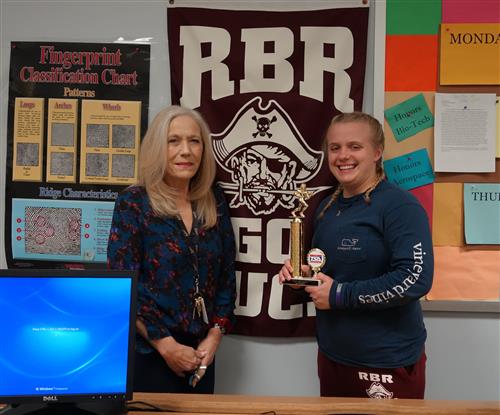 RBR Student Engineered Faux Cake Takes First Place In State