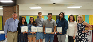  the RBR Andrew Kroon Memorial Scholarship winners with their beneficiaries 
